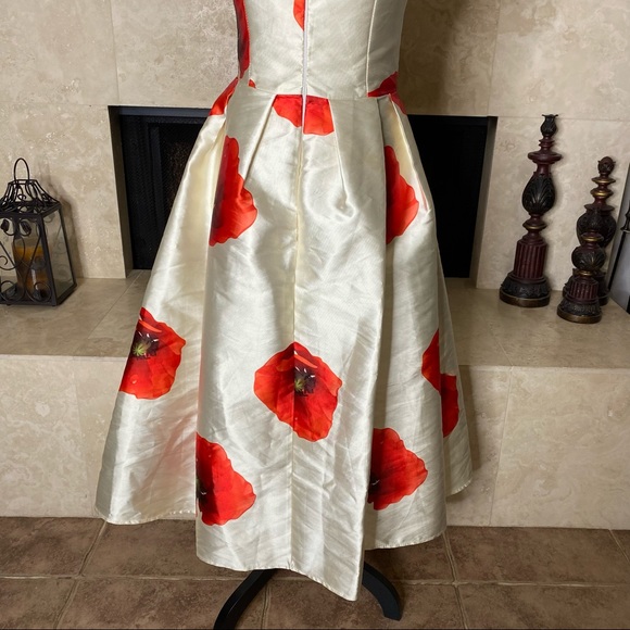 - ChicWish Sleeveless Floral Printed Dress  Vintage SlimNeck Size S - Picture 9 of 12